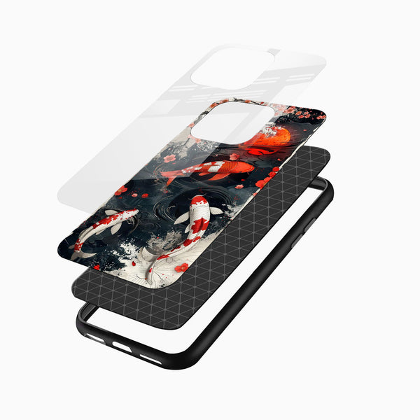 Koi Fish Glass Mobile Case - Cover Stall