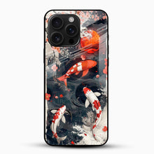 Koi Fish Glass Mobile Case