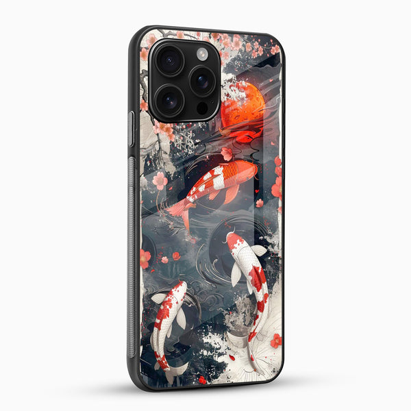 Koi Fish Glass Mobile Case - Cover Stall