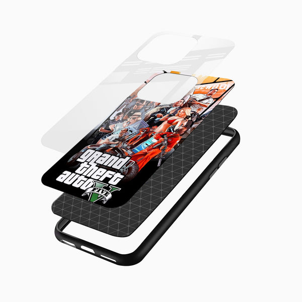 Grand Theft Auto V Glass Mobile Cover - Cover Stall