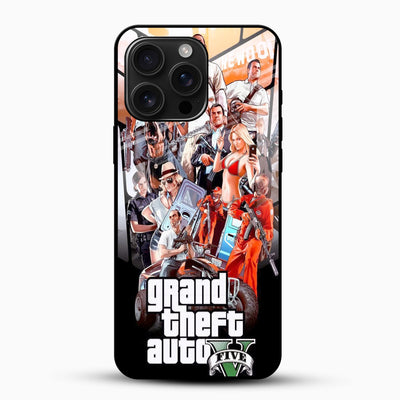 Grand Theft Auto V Glass Mobile Cover