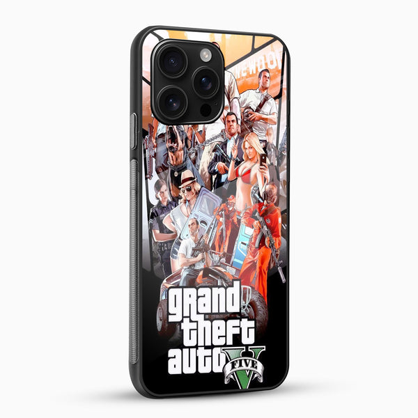 Grand Theft Auto V Glass Mobile Cover - Cover Stall