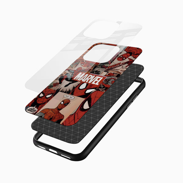 Marvel Spider - Man Comic Mobile Glass Case - Cover Stall