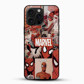 Marvel Spider-Man Comic Mobile Glass Case