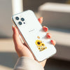 Sunflower & Bees Quote Silicon Mobile Case - Cover Stall