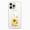 Sunflower & Bees Quote Silicon Mobile Case - Cover Stall
