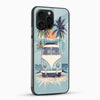 Beach Van Glass Mobile Cover - Cover Stall