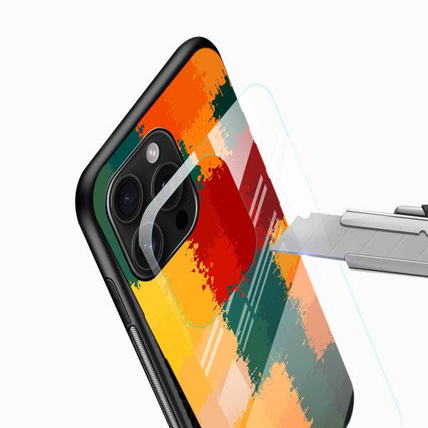 Color Splash Glass Mobile Case - Cover Stall