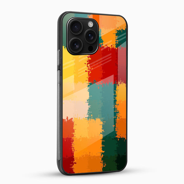 Color Splash Glass Mobile Case - Cover Stall