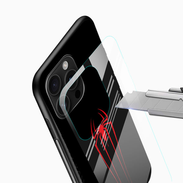 Spider - Red Glass Mobile Case - Cover Stall