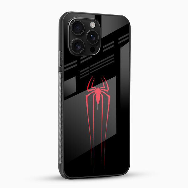 Spider - Red Glass Mobile Case - Cover Stall