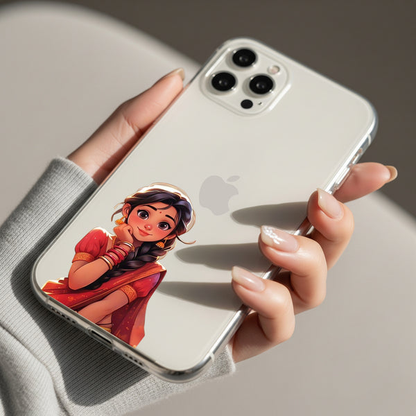 Indian Girl Silicon Mobile Case - Cover Stall