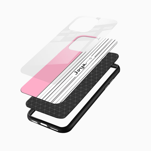 Custom Name Glass Mobile Cover - Cover Stall