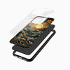 Golden Moon Ocean Waves Glass Mobile Case - Cover Stall