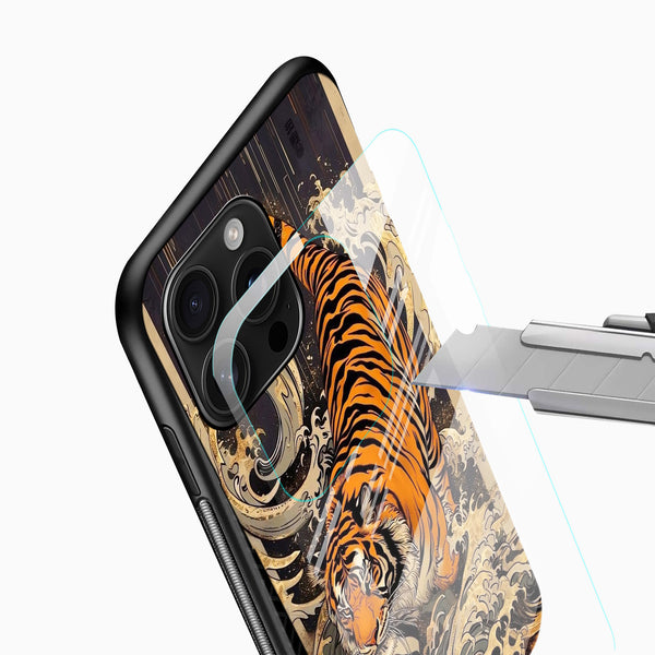 Majestic Tiger Glass Mobile Case - Cover Stall