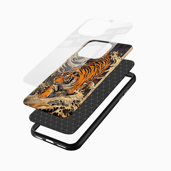 Majestic Tiger Glass Mobile Case - Cover Stall