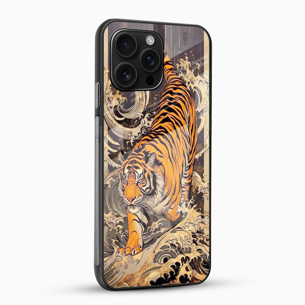 Majestic Tiger Glass Mobile Case - Cover Stall