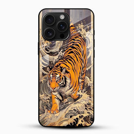 Majestic Tiger Glass Mobile Case