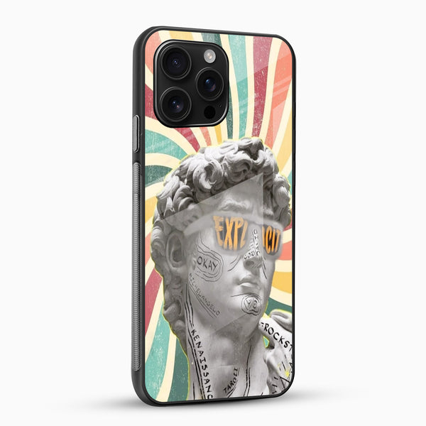 Graffiti David Glass Mobile Case - Cover Stall