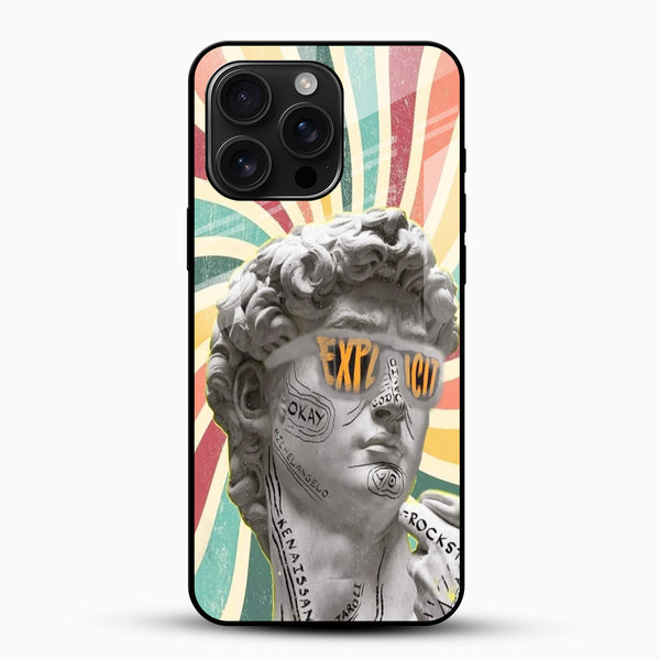 Graffiti David Glass Mobile Case - Cover Stall