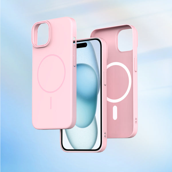 Blush Pink - Minimalist MagSafe Case (Hard Case) - Cover Stall