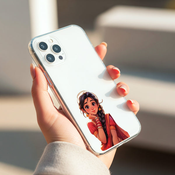 Indian Girl Silicon Mobile Case - Cover Stall