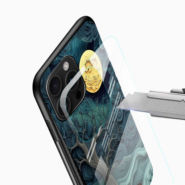 Moonlight Tree Glass Mobile Case - Cover Stall