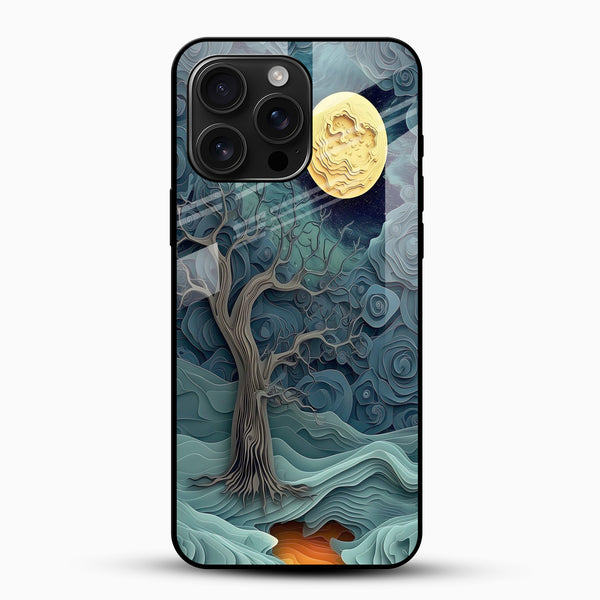Moonlight Tree Glass Mobile Case - Cover Stall