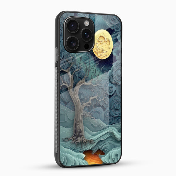 Moonlight Tree Glass Mobile Case - Cover Stall