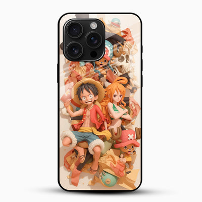 One Piece Anime Mobile Glass Case