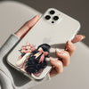 Girl with Bouquet Silicon Mobile Case - Cover Stall