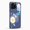 Daisy Blue Glass Mobile Case - Cover Stall