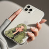 Green Hair Girl Silicon Mobile Case - Cover Stall