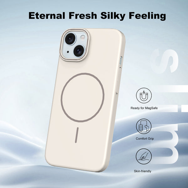 Ivory Cream - Minimalist MagSafe Case (Hard Case) - Cover Stall