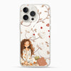 Girl Floral & Hearts Silicon Mobile Case - Cover Stall
