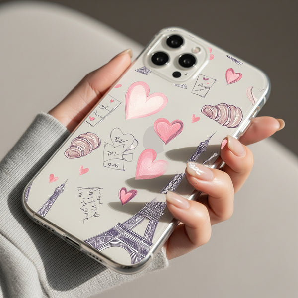 Paris Love Tower Silicon Mobile Case - Cover Stall