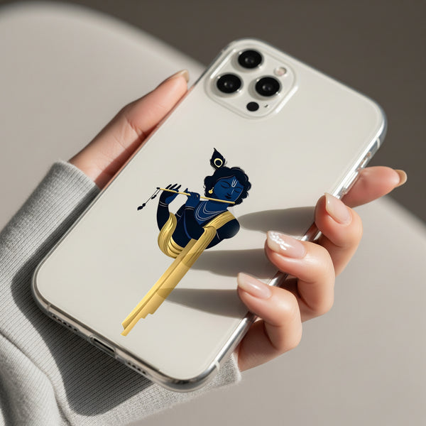 Krishna Flute Silicon Mobile Case - Cover Stall