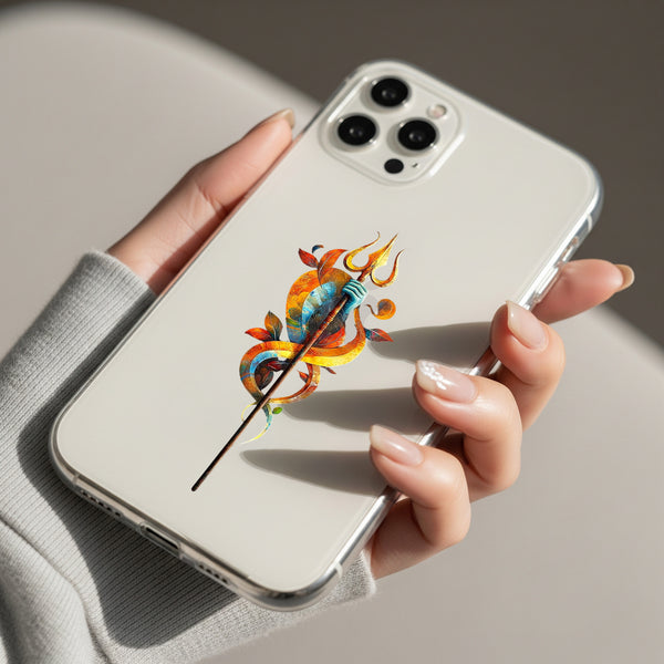 Shiva Trishul Silicon Mobile Case - Cover Stall