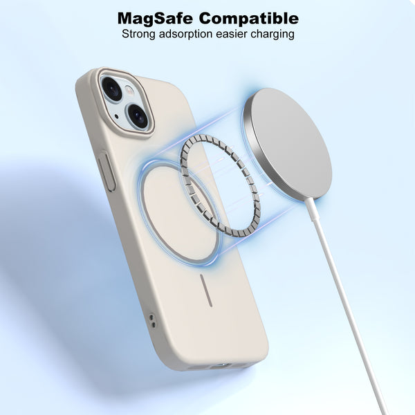 Ivory Cream - Minimalist MagSafe Case (Hard Case) - Cover Stall
