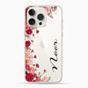 Rose Floral Custom Name Silicon Mobile Case - Cover Stall