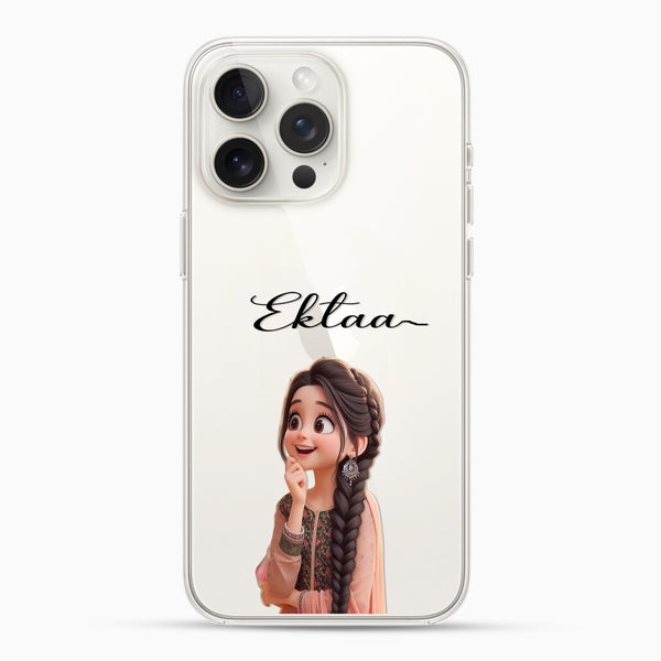 Girl Custom Name Silicon Mobile Case - Cover Stall