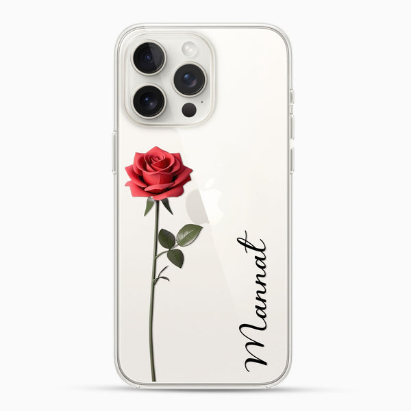 Red Rose Silicon Mobile Case - Cover Stall