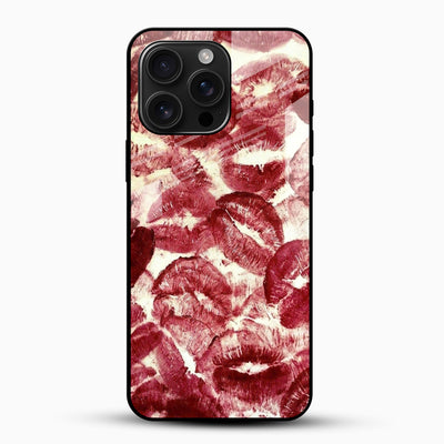 Girlish Kisses Glass Mobile Cover