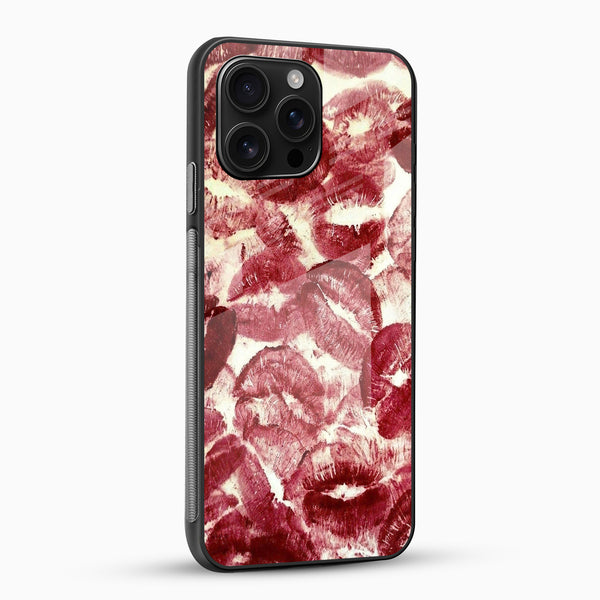 Girlish Kisses Glass Mobile Cover - Cover Stall