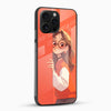 Cute Girl Glass Mobile Cover - Cover Stall