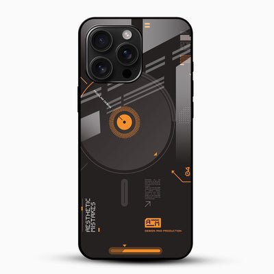 Aesthetic Mistakes Glass Mobile Cover – Cyberpunk Interface Design
