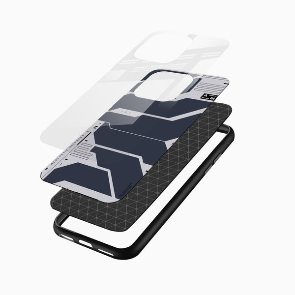 Cyberpunk Grey Abstract Glass Mobile Case - Cover Stall