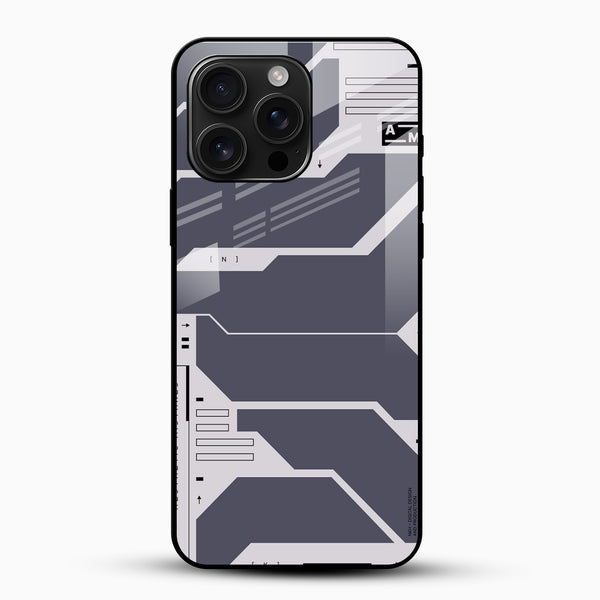 Cyberpunk Grey Abstract Glass Mobile Case - Cover Stall