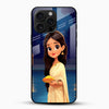 Traditional Indian Girl Glass Phone Case - Cover Stall
