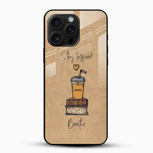 Stay Inspired Glass Phone Case